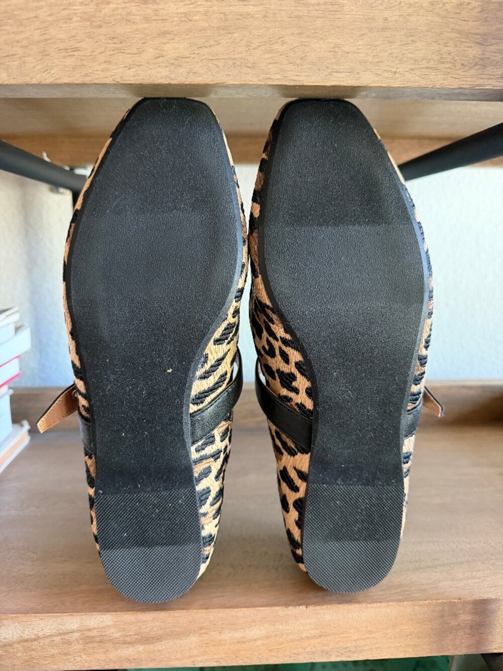 DV by DOLCE VITA Mulaney Mary Jane flats in leopard print NEW 9.5 - Picture 7 of 8